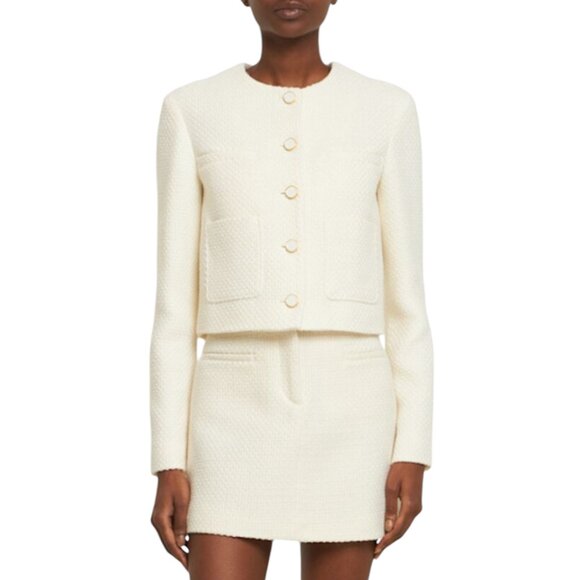 $1895 ALTUZARRA Bernadette Wool-Blend Tweed Jacket Size 42 FR, M/L US NEW - Picture 13 of 15